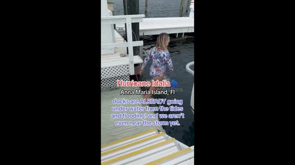 Florida's Anna Maria Island slammed by Hurricane Idalia as storm hits