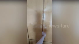 Chinese resident baffled by closet that connects to room next door