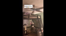 TikToker roasted online for bizarre 'coffin' bed set-up – with fan so close it might hit you in your sleep