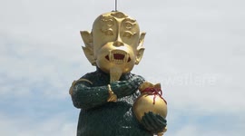 Bizarre 'Toy Story' Buddhist statue unveiled in Thailand