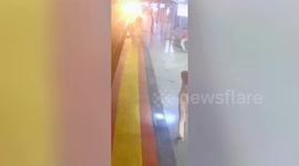 Alert RPF constable saves passenger in treacherous train situation in southern India