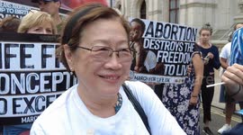 Pro-Life annual march in London, UK