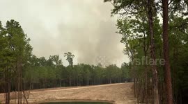 Fast-spreading wildfire forces evacuation in U.S. Texas