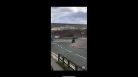 Dalek walks the streets of the UK