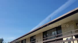 Australian resident voices concerns over 'chemtrails' above homes
