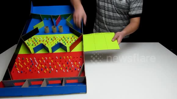 US DIY enthusiast reveals how to build cardboard pinball game at home