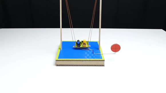 Make Catapult Game from Cardboard for children