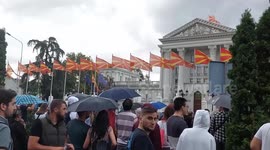 Protests erupt in North Macedonia over medics 'who swapped cancer medicine for saline solution'