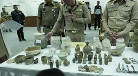Rogue treasure hunters with thousands of illegal antiques arrested in Thailand