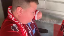 Heartwarming video captures moment disabled Liverpool fan broke down in tears during club's anthem