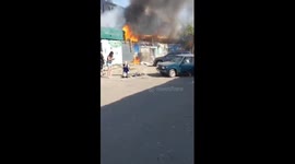 Russians shelled Konstantinovka, Donetsk region  Previously, the rashists fired at the settlement from the S-300 and hit the central market. There are reports of dead and wounded.