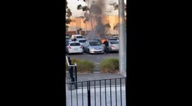 Car Engulfed in Flames at Cardinia Road Station Carpark