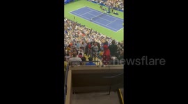US: Climate Protesters Disrupt US Open Semifinal