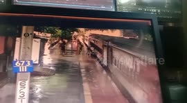 Railway cops save man who slipped while boarding train in northern India
