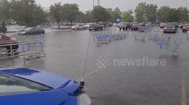 US: Severe Thunderstorm Moves Through Maryland With Heavy Rains, Causing Flooding