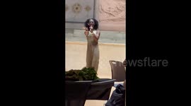 Star Davenport Performs at Black Trans Liberation Kitchen in New York, NY, USA