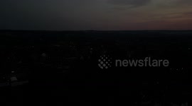 Sunrise in Marlow as September heatwave continues in Marlow, Buckinghamshire, UK