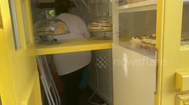 Britain's smallest bakery has opened - narrower than a baguette