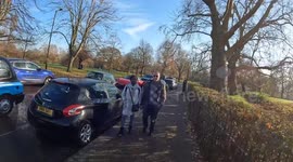 Former Miss Russia caught using phone behind the wheel by London's cycling vigilante