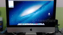 Super geek installs Windows 7 on his old 2012 Apple Mac computer