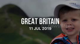 Brit, seven, youngest to ever climb Mount Olympus - after completing all 214 Wainwrights