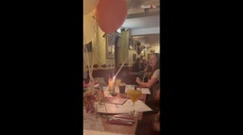 'I had NO idea!' - Birthday girl is ASTONISHED to see her friends & family at dinner