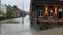 Netherlands: Severe Thunderstorms Bring Torrential Rains, Causing Flooding In Maastricht