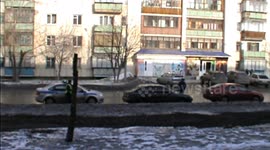 Russian police struggle to load detained driver's car onto tow truck: Sibay incident caught on camera