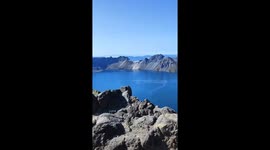 Mysterious Aquatic Creature Spotted at Tianchi Lake in China