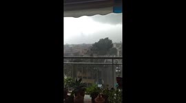 Hurricane in Burriana Sept 2023 (video 1)