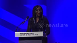 Kemi Badenoch delivers keynote speech at Northern Ireland Investment Summit in Belfast, UK