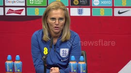 Women's Nations League: Full press conference with Lioness coach Serena Weigman in London, UK