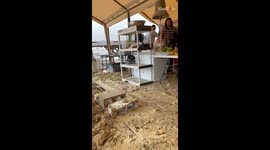 A video from the man stranded at Burning Man Festival along with others