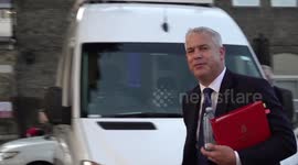 Steve Barclay visits St Mary's Hospital in London, UK