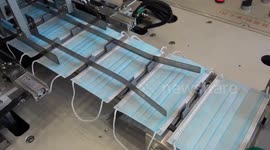 Stockshots: Mask Machine at International Exhibition on EPM in Zhengzhou, China