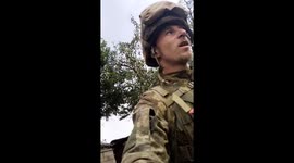 Surviving the battlefield: Ukrainian soldier's harrowing escape from mortar attack