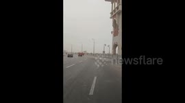 Storm Daniel Entering Alexandria, Egypt