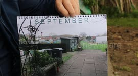 Britain's 'dullest man' produces bizarre calendar for 2024 - celebrating his favourite allotments