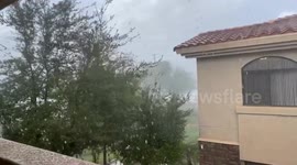 Chandler, Arizona hailstorm: hail and strong winds wreak havoc