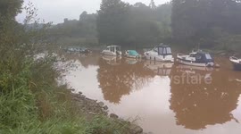 UK: Heavy Downpours Strike Devon, Causing Major Flooding