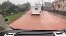 UK: Flash Floods Hit South West England After Heavy Rainfall