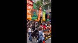 Community activists during the March to End Fossil Fuels, Sept. 17, 2023.