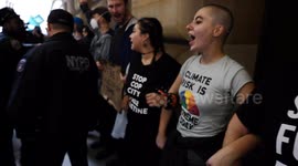 Calls  for End to Fossil Fuel Financing: Over 100 Protesters Apprehended in New York City