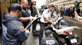 Massive Protest in New York city Demands federal Reserve to halt Fossil Fuel Financing , Leading to over 100 Arrests