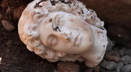 Portrait of Alexander the Great's head unearthed in Türkiye