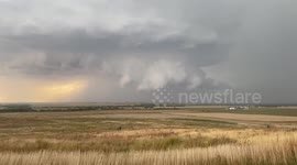 Developing mesocyclone spotted near McCook, Nebraska