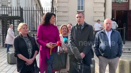 Families of Troubles victims speak as 16 legal challenges filed against Government in Belfast, UK