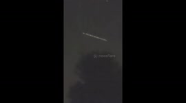 Maybe starlink satellites maybe ufo let's let the world decide