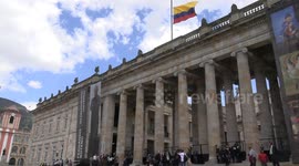 Colombia bid farewell to Fernando Botero with a ceremony at Congress in Bogota