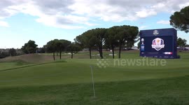 Shots from the Marco Simone course ahead of Ruder Cup player practice in UK